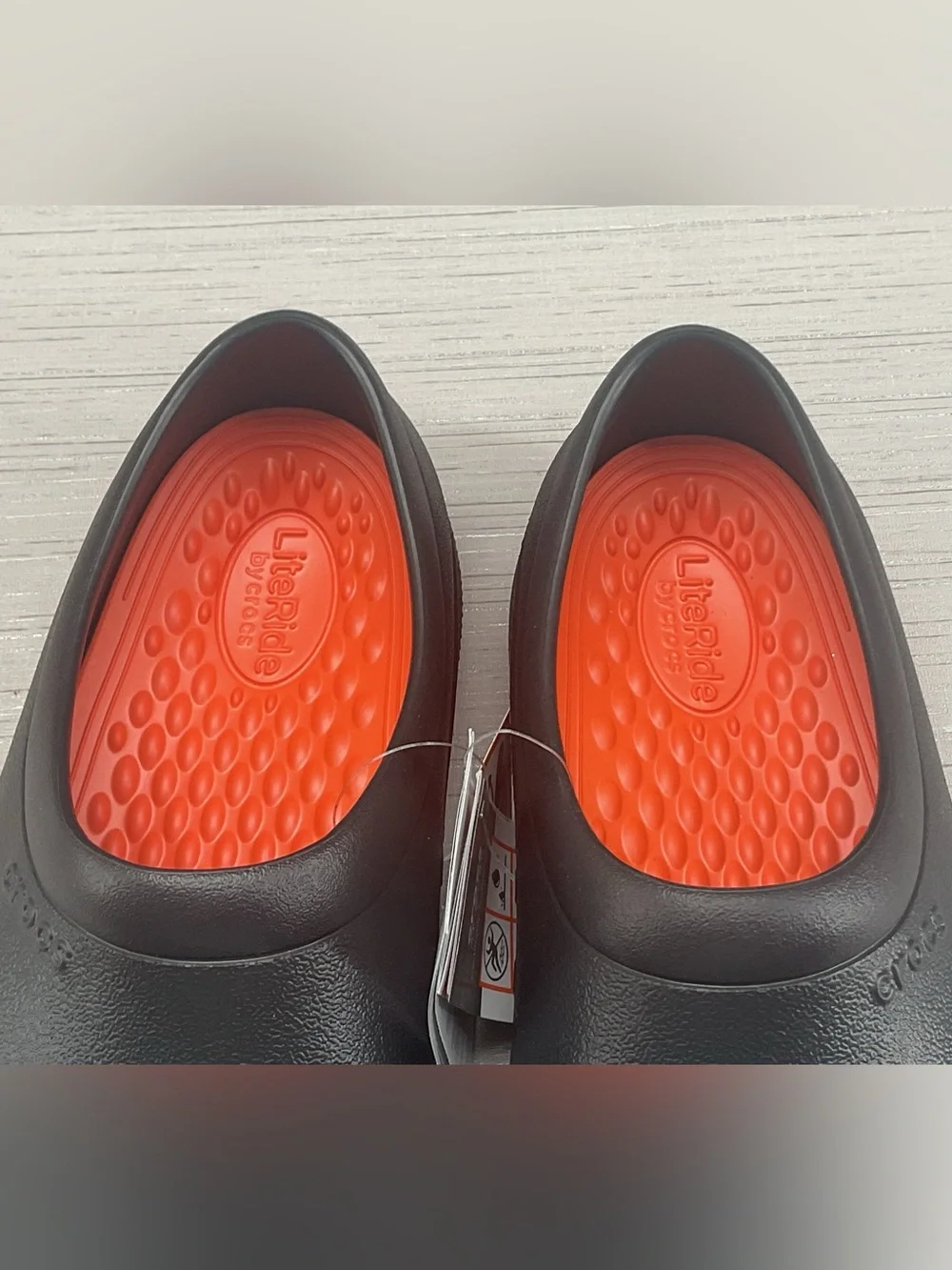 CROCS Black “On The Clock” Literide Slip On #207230-01 Men’s 12